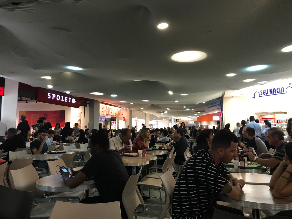 Shopping mall food court